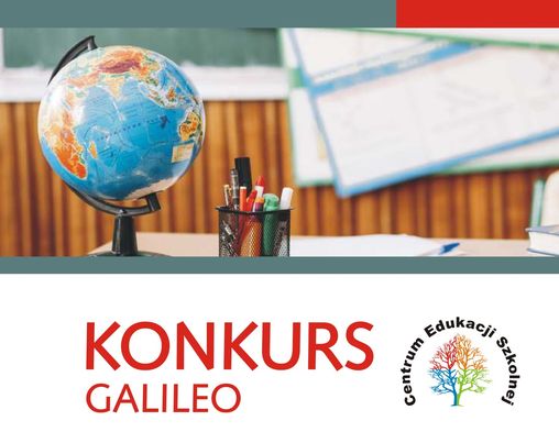 plakat konkursu Galileo 2021